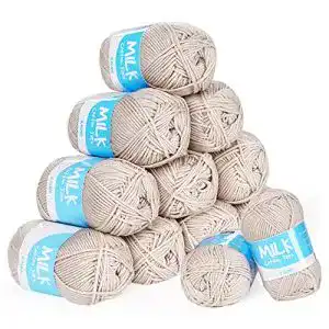 Babywolle ilauke baby haekelgarn 12er 50g ball super weich