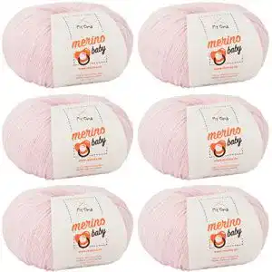 Babywolle myoma stricken merino baby babyrosa fb 6020