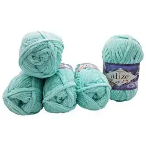 Babywolle velluto 5 x 100 gramm alize strickwolle 500 gramm