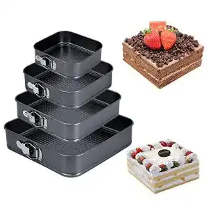 Backform uponer 4er set kuchenform springform 22 24 26 28 cm