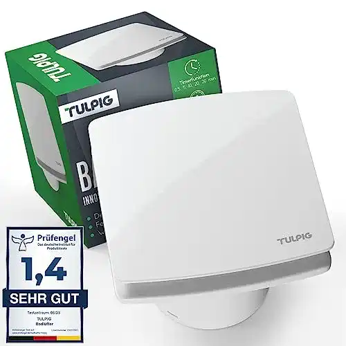 Badlüfter mit Feuchtigkeitssensor TULPIG 100mm