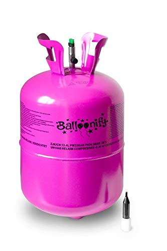 Ballongas Balloonify Helium-Flasche für ca. 50 Luftballons - ballongas balloonify helium flasche fuer ca 50 luftballons