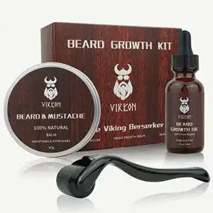 Bartwuchsmittel invjoy beard growth kit vikicon bartpflege set