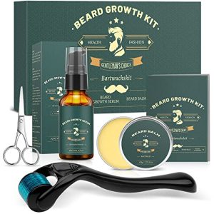 Bartwuchsmittel KHOLEZ Beard Growth Kit für Vatertag Christmas