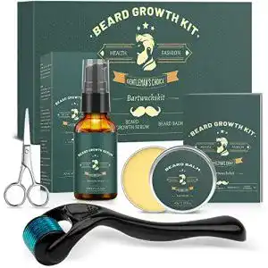 Bartwuchsmittel kholez beard growth kit fuer vatertag christmas