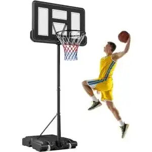 Basketballkorb yoleo outdoor mit rollen 130 305 cm