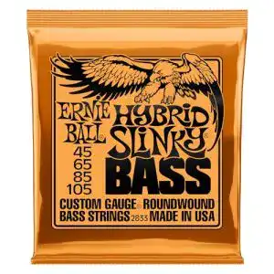 Bass saiten ernie ball hybrid slinky nickel wound e staerke 45 105