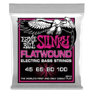 Bass-Saiten Ernie Ball Super Slinky Flatwound E-, Stärke 45-100