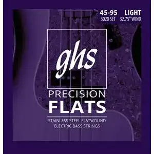 Bass saiten ghs precision flatwound 3020 bass string set