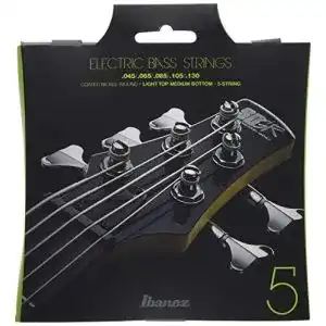 Bass saiten ibanez iebs5c 5 string bass guitar strings light top
