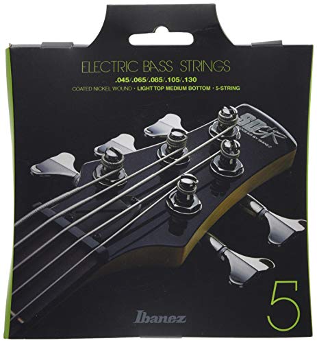 Bass-Saiten Ibanez IEBS5C 5-String Bass Guitar Strings – Light Top