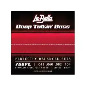 Bass saiten la bella 760fl flatwound 043 104