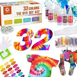 Batikfarben genround set 32 farbe diy stoff textil farben sicher