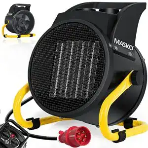 Bauheizer masko elektroheizer heizluefter 9kw keramik