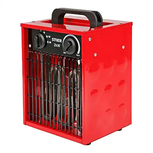 Bauheizer STIER Basic Heizlüfter 2,0 kW mit 150 m³/h Luftleistung