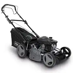 Benzin rasenmaeher mit antrieb scheppach ms173 51b black edition