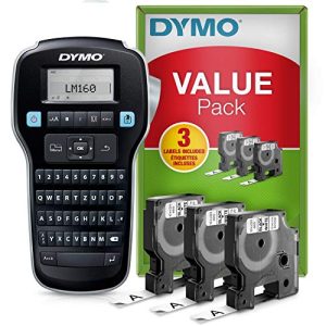 Beschriftungsgerät DYMO LabelManager 160 Tragbares Starter-Set - beschriftungsgeraet dymo labelmanager 160 tragbares starter set