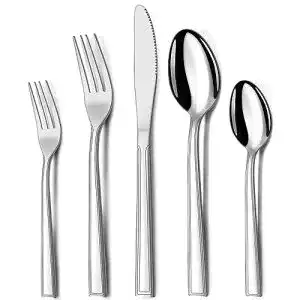 Besteckset 12 personen hunnycook besteck set 60 teilig besteck set
