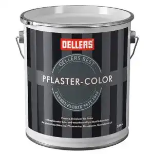 Betonfarbe oellers pflaster color 25 liter ziegelrot lasur
