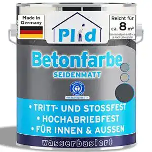 Betonfarbe plid innen aussen frostsicher anthrazitgrau 075l