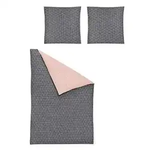 Biber bettwaesche irisette biber bettwaesche set 135x200 2tlg grau