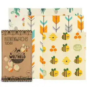 Bienenwachstuch weltheld bienenwachstuecher kaktus beewax wrap