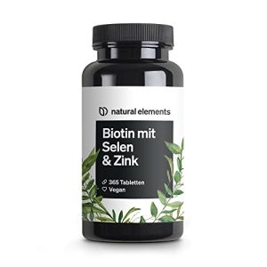 Biotin natural elements + Selen + Zink für Haut, Haare & Nägel