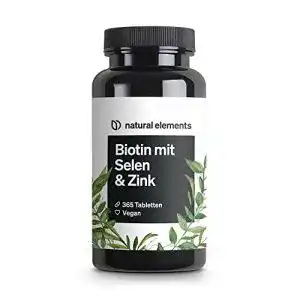 Biotin natural elements selen zink fuer haut haare naegel