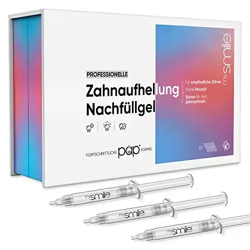 Bleaching-Gel mysmile Zahnaufhellungsgel Nachfüllpackung 8x3ml