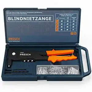 Blindnietzange presch set 79tlg im koffer inkl 75 blindnieten