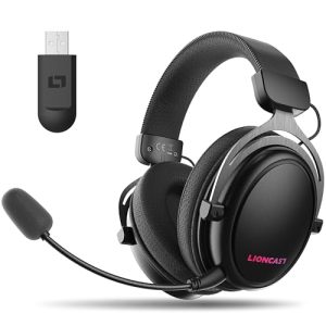 Fone de ouvido Bluetooth Lioncast ® LX80 para jogos com microfone