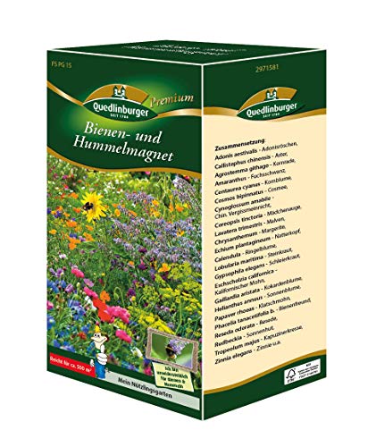 Blumenwiese-Samen Quedlinburger Bienen & Hummel Magnet | Blumenwiese