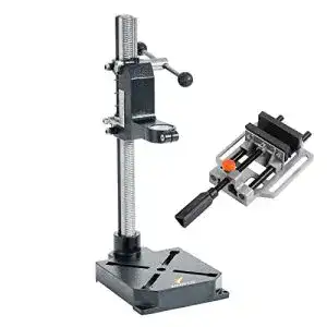 Bohrstaender wabeco b1230 mit maschinenschraubstock
