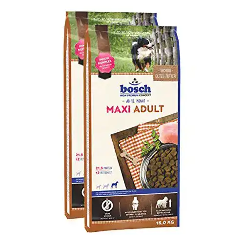 Bosch Hundefutter verschiedene Sorten 2×15 kg für große Hunde