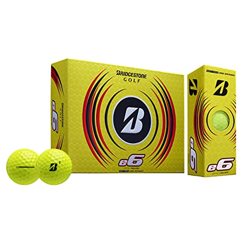 Bridgestone-Golfbälle Bridgestone Golf 2023 e6 Golf Balls Yellow
