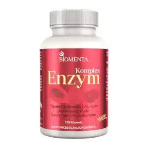 Bromelain biomenta multi enzym komplex 120 enzym kapseln