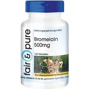 Bromelain fair pure 500mg hochdosiertes ananasenzym