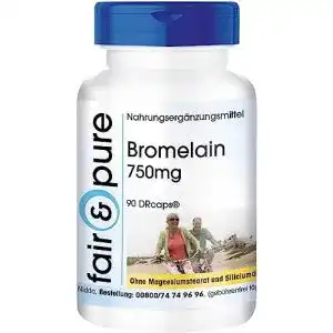 Bromelain fair pure hochdosiert 750mg vegan hochdosiert