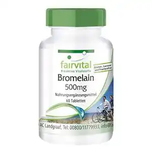 Bromelain fairvital 500mg hochdosiert vegan 1200 f i p