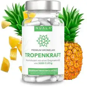 Bromelain nuala naturals hochdosiert 6000 f i p pro tagesdosis