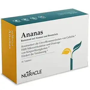 Bromelain nutracle ananas 2400 gdu g 45 tabletten 750mg