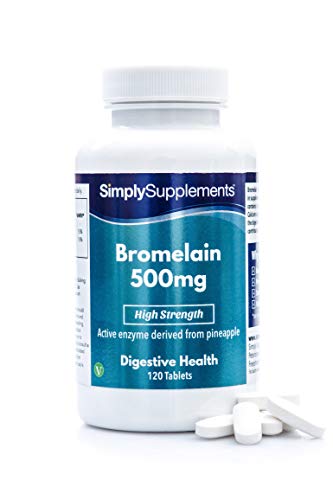 Bromelain Simply Supplements 500mg, geeignet für Veganer