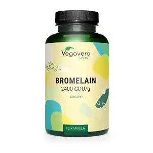 Bromelain vegavero hochdosiert 650 mg 3120 f i p 1560 gdu