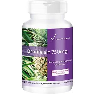 Bromelain Vitamintrend 750mg, 180 Kapseln, vegan, hochdosiert - bromelain vitamintrend 750mg 180 kapseln vegan hochdosiert