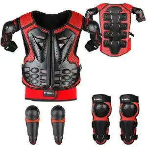 Brustpanzer kinder fansport 5 stueck motorrad schutz jacke