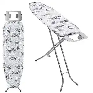 Buegelbrett kadax klappbares 114x34cm dampf mit metallnetz