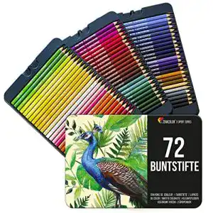 Buntstifte professionell zenacolor buntstifte set 72 professionell