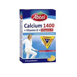 Calcium Abtei 1400 + D + K, hochdosiert