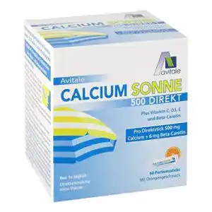 Calcium avitale sonne 500 direkt zur vorbereitung ihrer haut