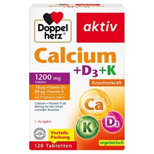 Calcium Doppelherz + Vitamin D3 und Vitamin K
